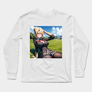 angelica chillin Long Sleeve T-Shirt